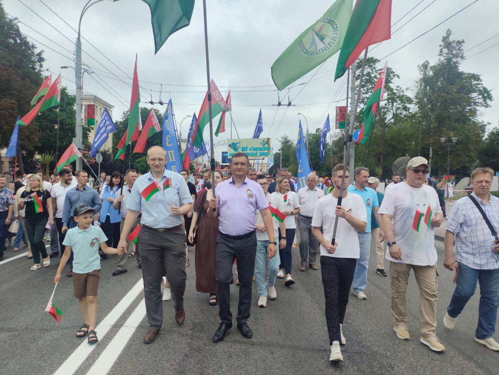 День Независимости Республики Беларусь: праздничная атмосфера царит сегодня в городе над Сожем